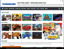 Tablet Screenshot of freegameloader.com